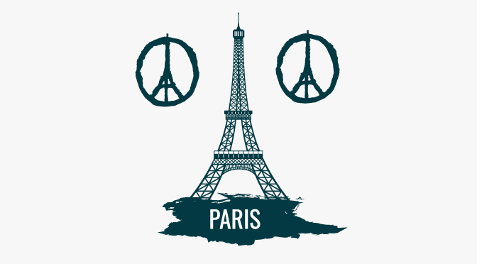 Símbolo de pêssego da Torre Eiffel