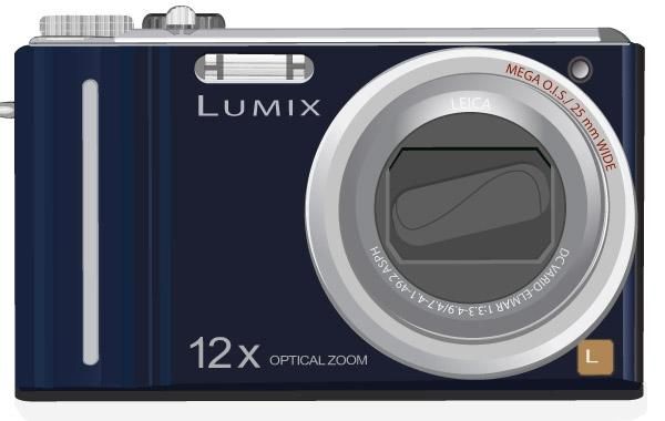 Lumix Camera Vector Art - Vector download