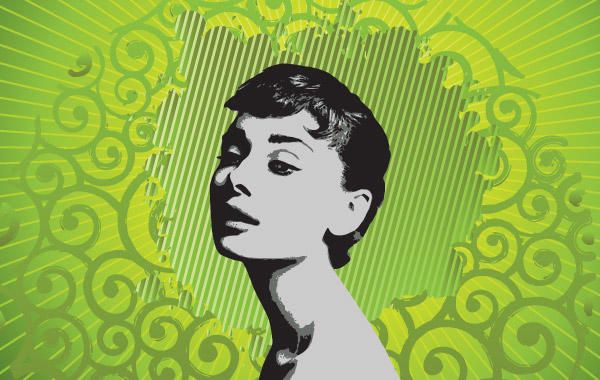 Audrey Hepburn Illustration Audrey Hepburn Illustration