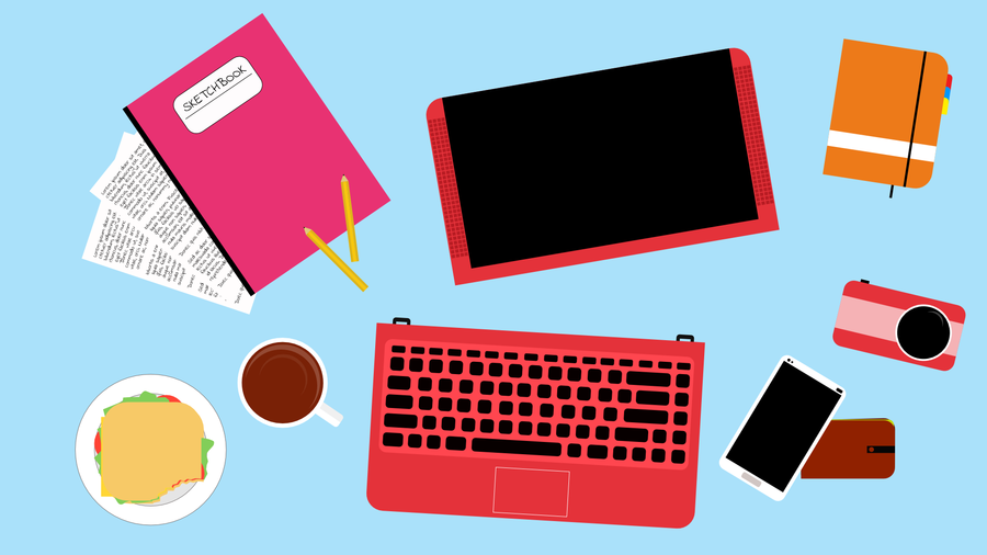 Workspace illustration Workspace illustration