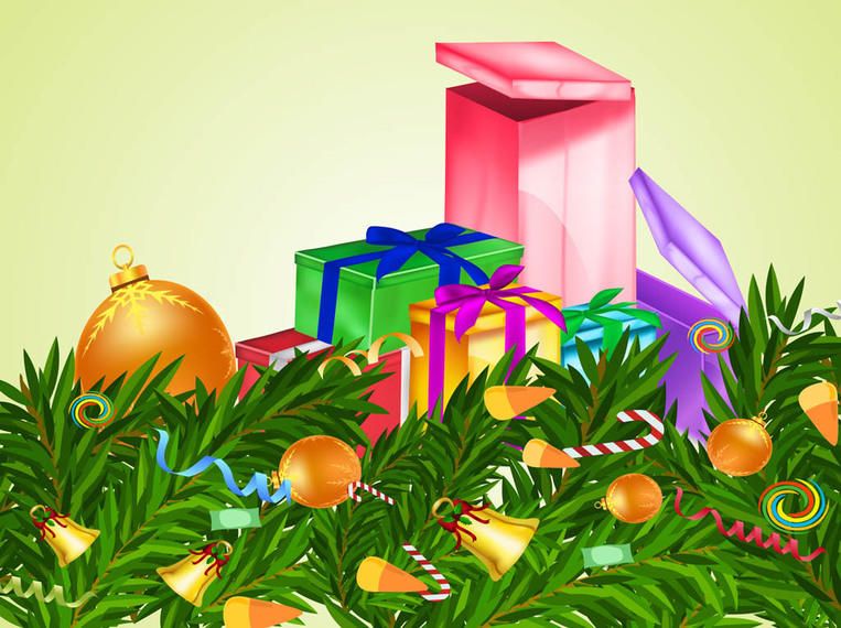 3D Xmas Ornaments & Presents 3D Xmas Ornaments & Presents