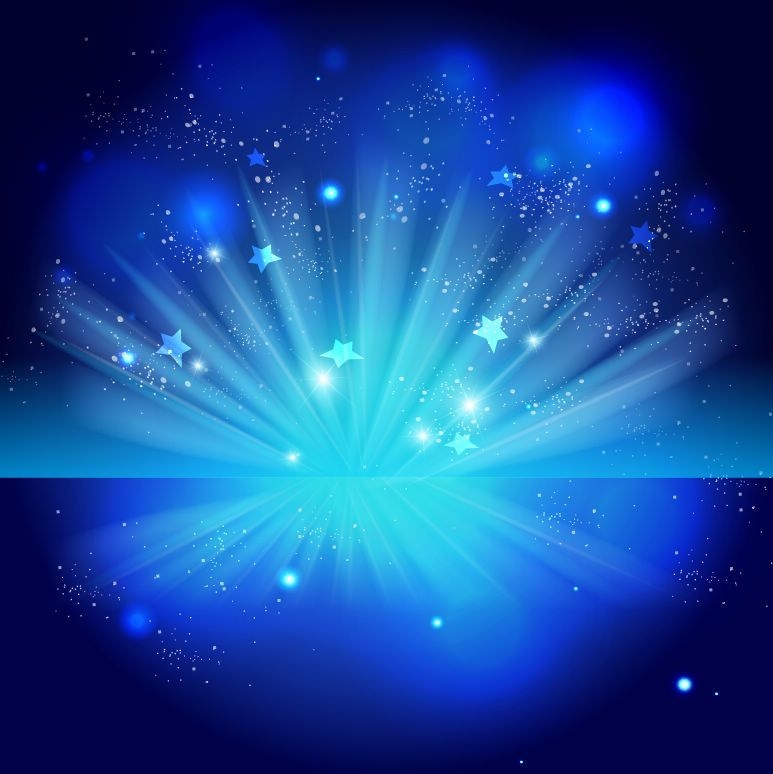 Sparkling Blue Celebration Night Hintergrund