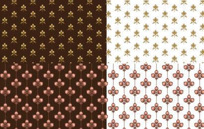 Patrones inconsútiles florales de Scrapbooking