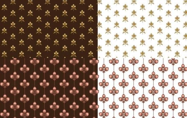 Floral Scrapbooking patrones sin fisuras Floral Scrapbooking patrones sin fisuras