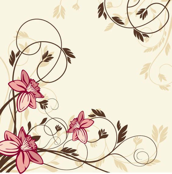 Download Vector Simplistic Swirling Vintage Floral Background Vectorpicker Fundos floral png collections download alot of images for fundos floral download free with high fundos floral free png stock. simplistic swirling vintage floral