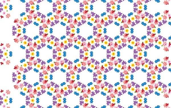 Vector Pattern Flowers Vector Pattern Flowers