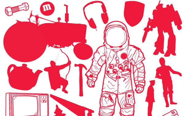 Free Vector People Silhouettes And Objects Icon Set Free Vector People Silhouettes And Objects Icon Set