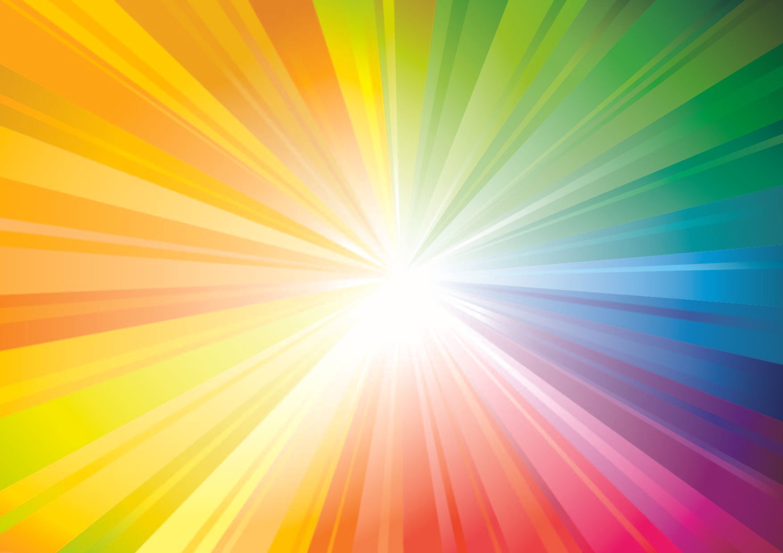 Bright Rainbow Sunbeam Background - Vector download