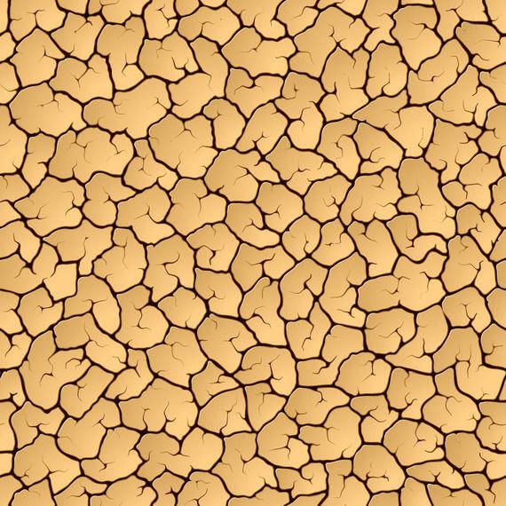 Dry Cracked Ground Textured Background Dry Cracked Ground Textured Background