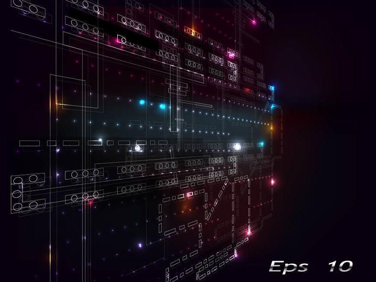 Futuristic Abstract Digital Background Futuristic Abstract Digital Background
