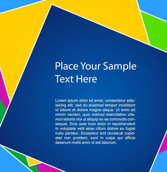 Colorful Square Background Template Colorful Square Background Template