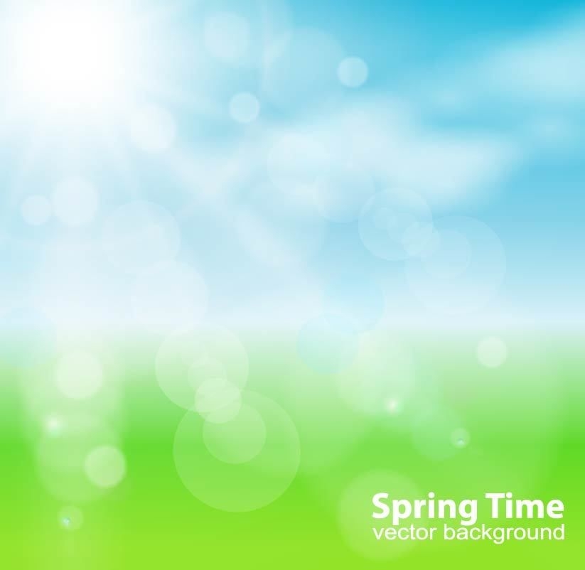 Spring Sun Nature Background
