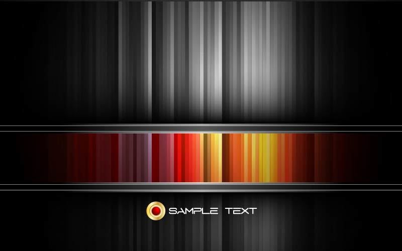 Schwarze und bunte gestreifte Hintergrundschablone