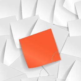 Montones de fondo realista de notas adhesivas