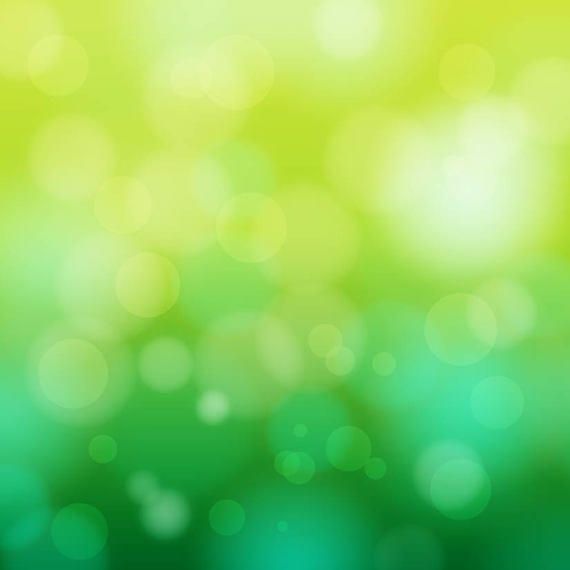 Abstract Bokeh Circles on Green Background - Vector download