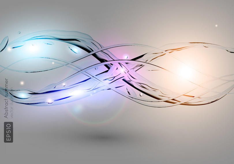 Glowing Splashed Water Background Glowing Splashed Water Background