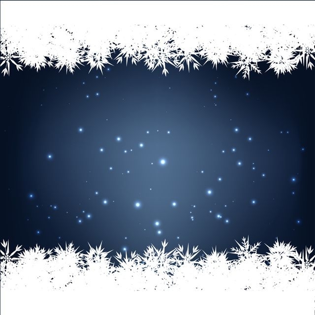 Blue Snow Background - Vector download