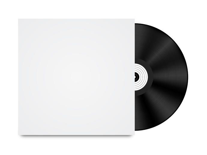 Vinyl Record Template Vector download