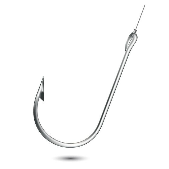 clip art of a fish hook - photo #29