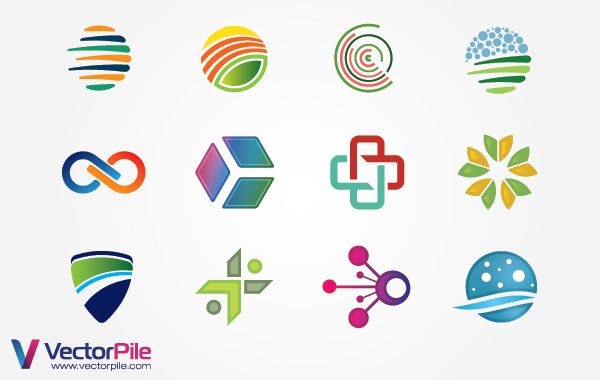 Elementos de diseño de logotipo mixto