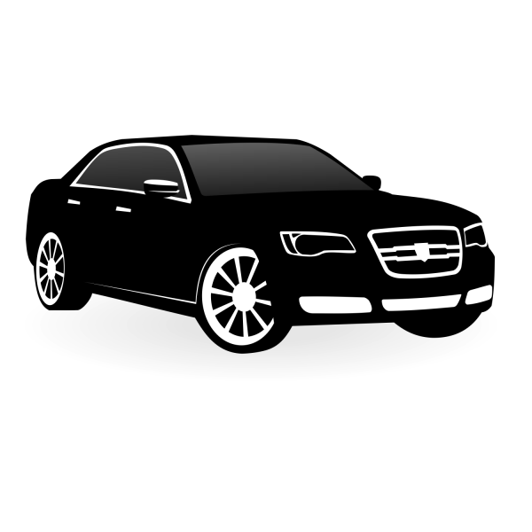 Chrysler 300c car stencil Vector download Chrysler 300c car stencil Vector download