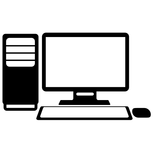 Desktop PC vector - Vector download