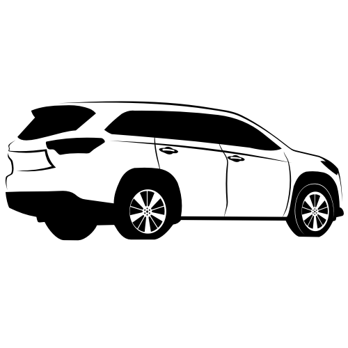 Bosquejo de Toyota Highlander Bosquejo de Toyota Highlander