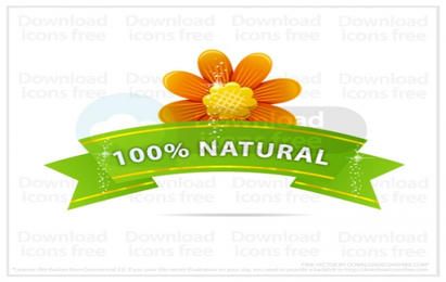Signo de flor de vector de naturaleza gratis