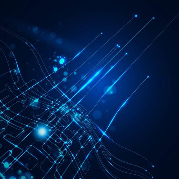 Dynamic Blue Glow Tech Line Background Dynamic Blue Glow Tech Line Background