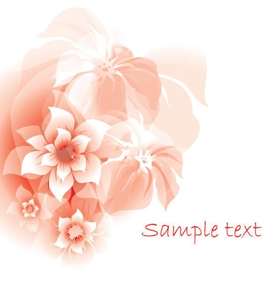 Manojo de flores abstractas de flor completa Manojo de flores abstractas de flor completa
