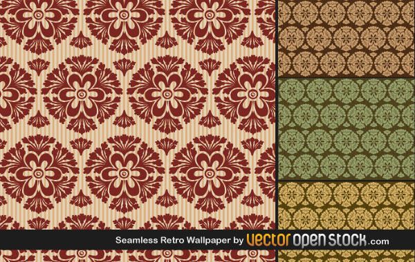 Seamless Retro Wallpaper Seamless Retro Wallpaper