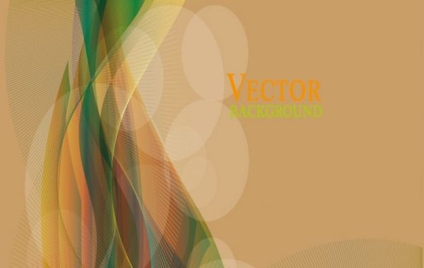  Abstract colorful vector wave