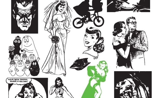 Black & White Vector Art - Vector download