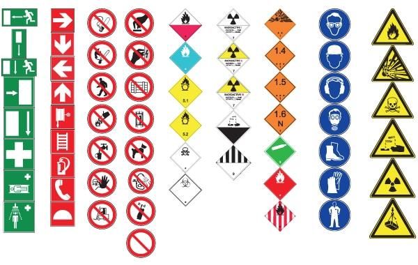 Vector Healthy and Safety Signs - Vector download