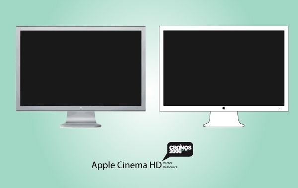 Apple HD Display Vector