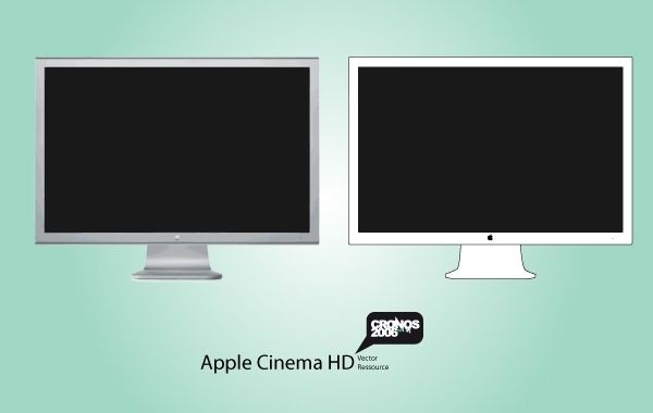 Vector de pantalla de Apple HD