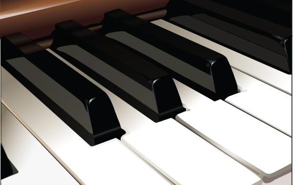 Vector Piano Keys - Vector download