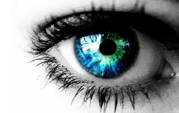 Blaues Auge Vektor