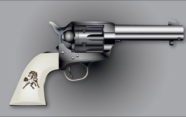 Colt Six Shooter Vector