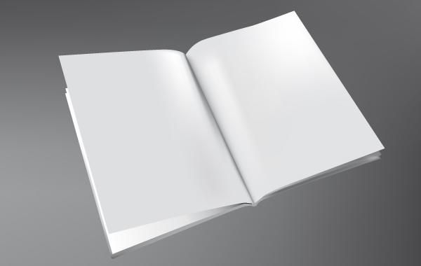 Download 3D Book Template Vector - Vector download