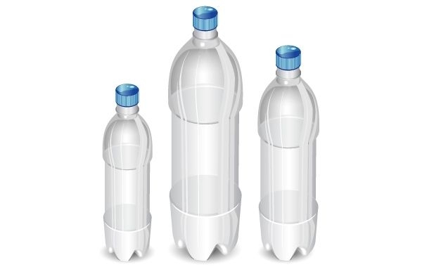 Hochdetaillierte Vektorflaschen