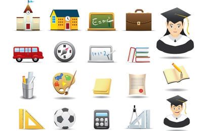 Paquete de iconos educativos