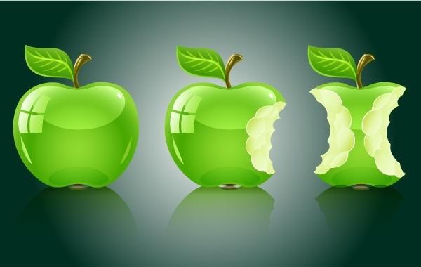 Pacote Maçã Fruta 3D Pacote Maçã Fruta 3D