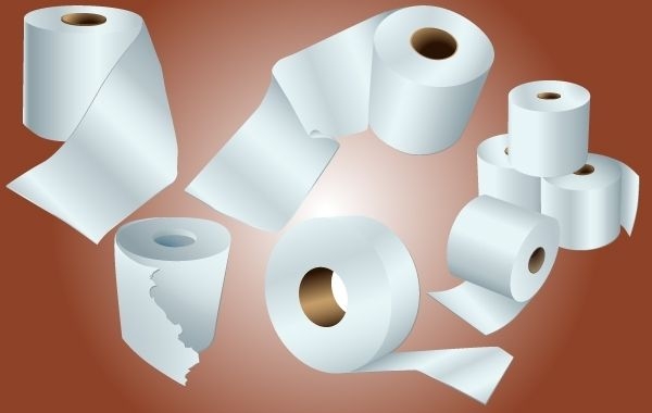 Toilettenpapier-Rollenpaket