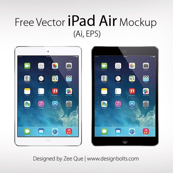 Download Apple iPad Air Mockup - Vector download