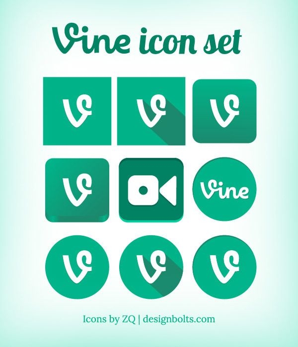 Green Vine Icon Pack