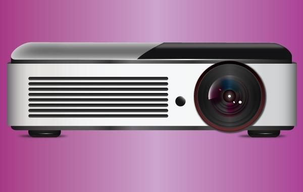Projector Realistic Gray Body Projector Realistic Gray Body