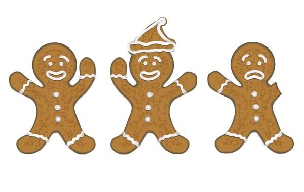 Tres hombres de pan de jengibre para tarjetas de navidad / koekmannen voor kerstkaarten Tres hombres de pan de jengibre para tarjetas de navidad / koekmannen voor kerstkaarten