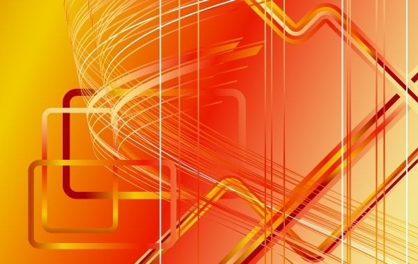 Orangey futuristischer gestreifter Hintergrund