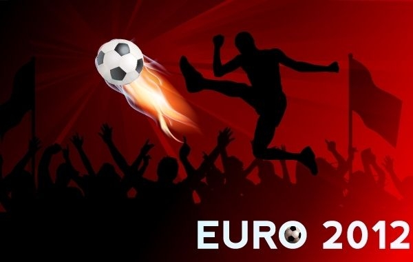 Bandera de fútbol de la Eurocopa